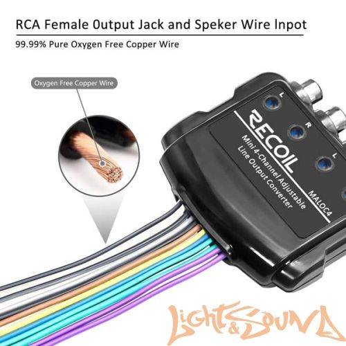 Recoil MALOC4 4-канальный преобразователь линейного выхода