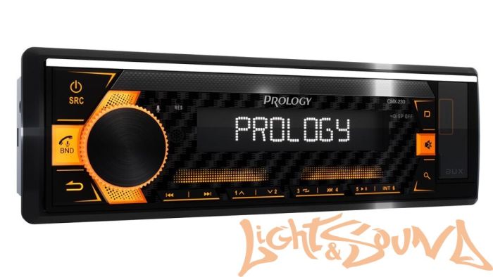 Prology CMX-230 4 х 55 Вт, FM / USB ресивер с Bluetooth