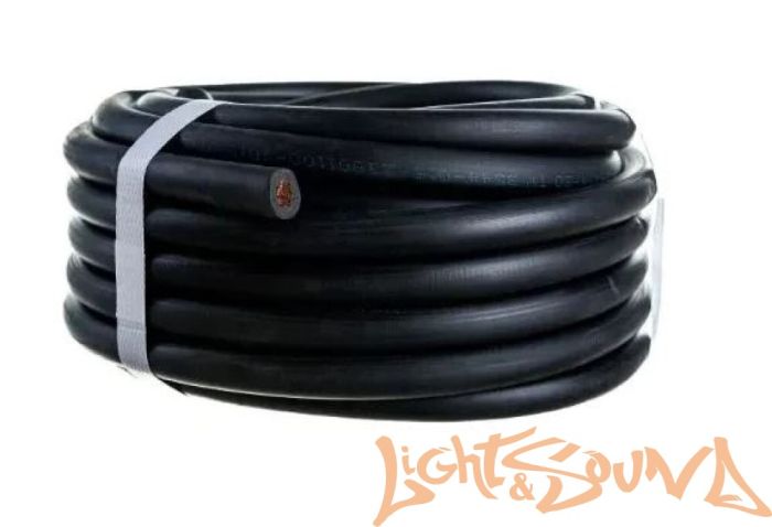 ККЗ КГТП-ХЛ Кабель силовой, чёрный, 1х16мм2, 50м в катушке