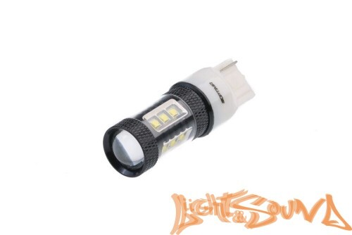 Optima Premium W21W 7440 CREE*10, 5100K, 80W, 12V (W3X16b), 1шт