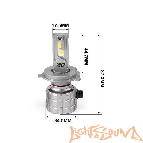 Optima Premium LED ПРОСПЕКТ H4, 80W, 12-24V, 5000K, 8000Lm (2шт)
