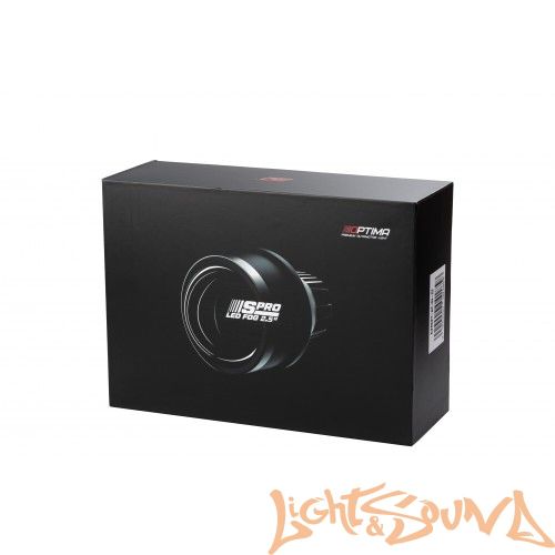 Светодиодная линза для ПТФ Optima LED FOG Lens S-PRO 2.5", 5500K, 1шт