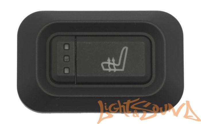 Комлект подогрева одного сидения с прямоугольной кнопкой ZG17