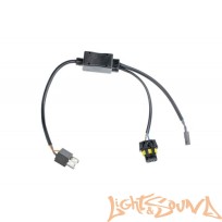  Проводка ближний-дальний свет цоколь H4 12V на ОДНУ фар влагозащищенная, 1шт