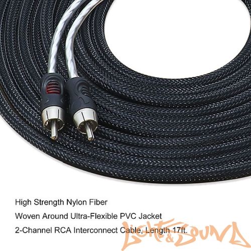 RCA (межблочный) кабель Recoil Premium PCI217 RCA 5 метров