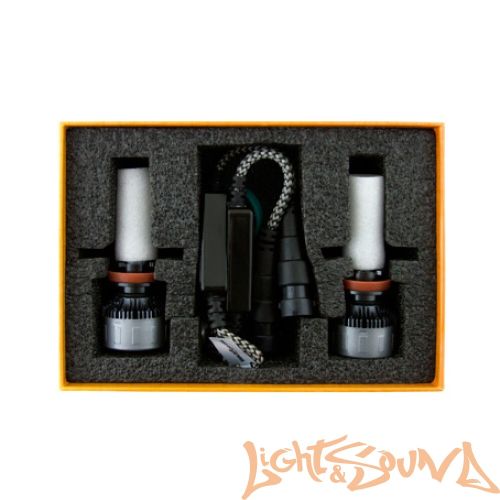 Светодиод головного света MTF Light, Cyber Light, 3750lm, 12V, 45W, 6000K, H11/H9 (2шт)