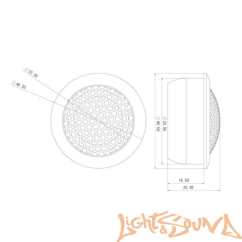 Oris Electronics FT-T19 Высокочастотный динамик (комплект)