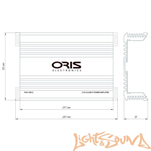 Oris Electronics PHA-2.1500 Усилитель мощности 2-канальный