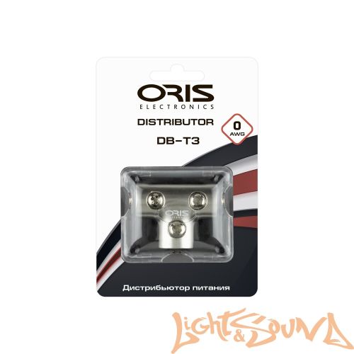 ORIS ELECTRONICS DB-T3 Дистрибьютор питания, 1х0-4Ga вход, 2х0-4Ga выход