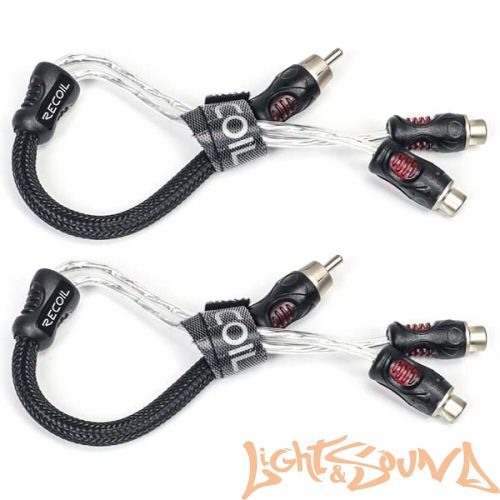 Y-коннектор Recoil PCI1M2F YRCA (1папа/2мамы), 1шт