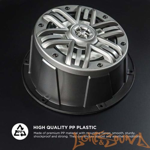 Подиумы пластиковые Recoil USP65B 6,5" (16см), чёрные, 2шт