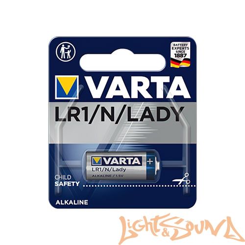 VARTA LR1 1BL, 1.5V LADY (4001), 1 шт