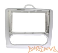 Переходная рамка для Ford Focus 2008-2011 (с климат контролем) для установки MFB дисплея, серая