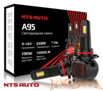 NTS AUTO A95 HB3/HB4/HIR2, CANBAS, 12-24V, 120W, 6300K (2шт)