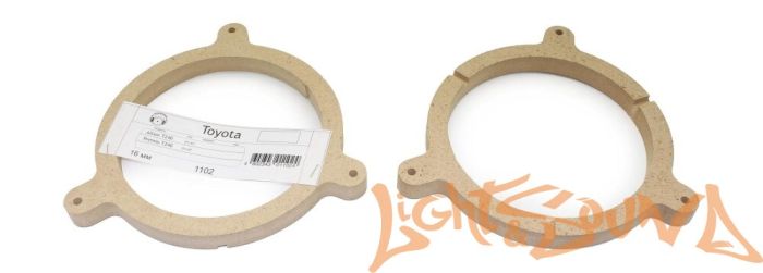 Проставочное кольцо  POD 6.5 Toyota Allion/Premio 1102 (МДФ) 6,5", 2шт