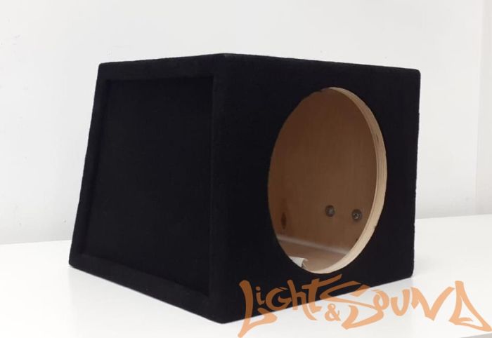 Корпус для сабвуфера BOX-121 закрытый ящик, стенка скос,12"