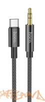  HOCO Mini Jack-USB Type C, 1 метр