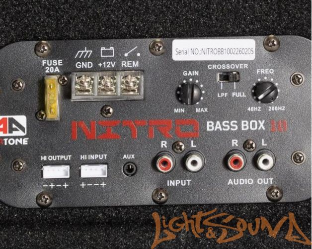 AIRTONE NITRO BASS BOX 10  10" (25см) активный сабвуфер