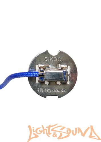 CIKOO, CG0134, H3 4X (супер белый) 12V, 55W Галогенная лампа (1шт)