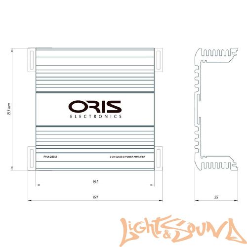 Oris Electronics PHA-2.250 Усилитель мощности 2-канальный