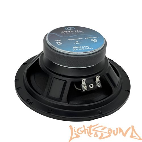 Crystal Car Audio Melody 165 Midbass 6.5" (16,5см) низкочастотные динамики (комплект)