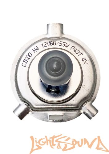 CIKOO, CG0113, H4 4X (супер белый) 12V, 60/55W Галогенная лампа (1шт)