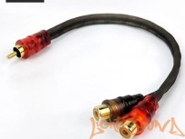  Y-коннектор LS YRCA (1папа/2мамы) коричн. провод, 1шт