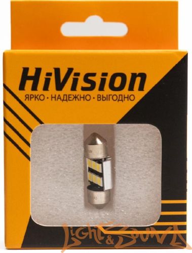 HiVision C5W, 28mm, 12V, 6000K (1шт)
