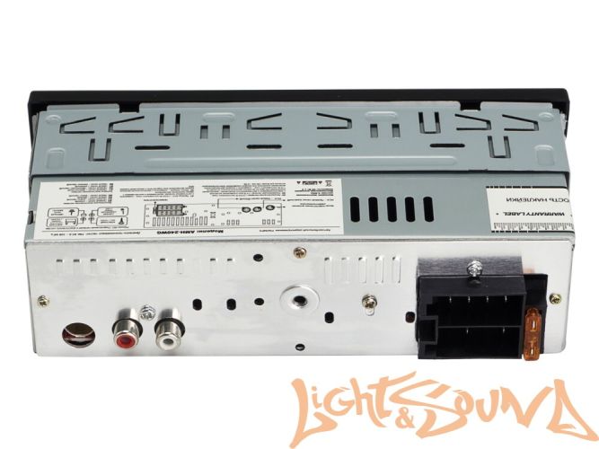 Aura Fireball-204BT USB-ресивер, 12-24V 4x36w, USB SD/FM/AUX/BT, 2 RCA, VA, зеленая подсветка