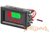 LS 12-72V, Универсальный вольтметр с индикатором заряда батареи
