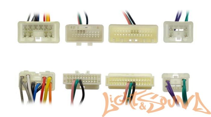 Комплект проводов для установки WM-MT Toyota, iso(16 pin Android), коннектор руля,антенна 1989-2017