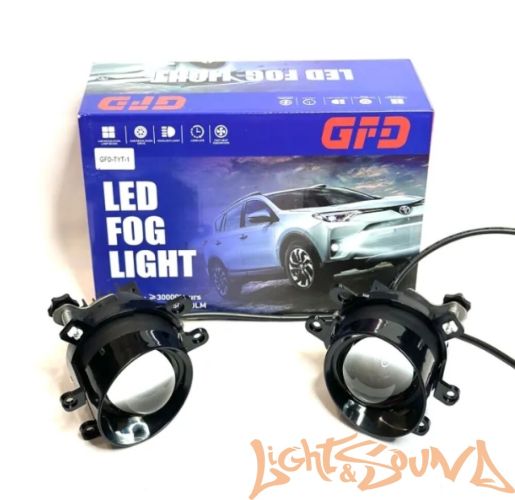 Светодиодная линза для ПТФ GFD TYT-1 TOYOTA ближний, 2шт