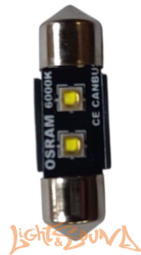 CIKOO C5W, CL0216, 2SMD, 31мм, 12-24V, Canbus