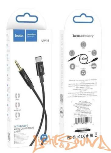 HOCO Mini Jack-USB Type C, 1 метр