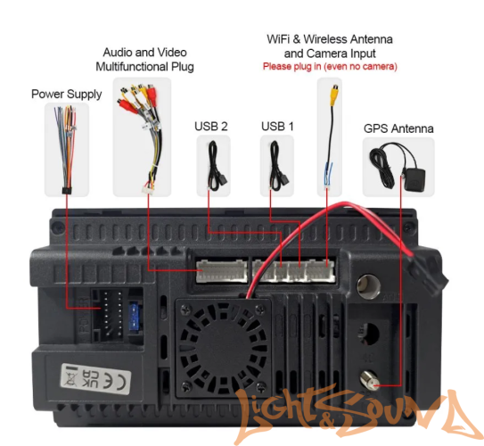 HIPPCRON AZJ-107 2din 4x50Bт USB/MP3/FM/Wi-Fi/Bluetooth, память 4/64гб 10дюймов