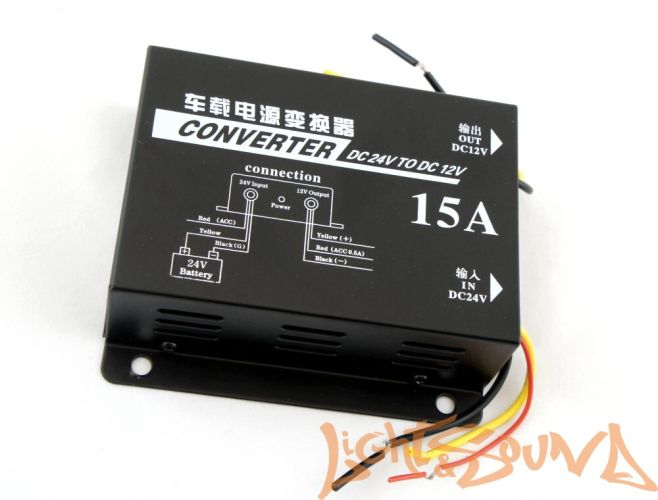 Автомобильный инвертор 24/12 Tademitsu TM-2015 (15A)