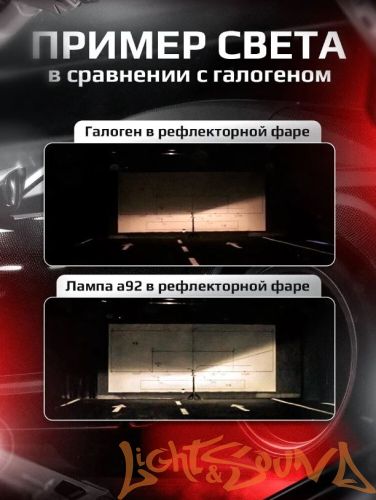 NTS AUTO A92 H1, 12-24V, 30W, 6300K (2шт)