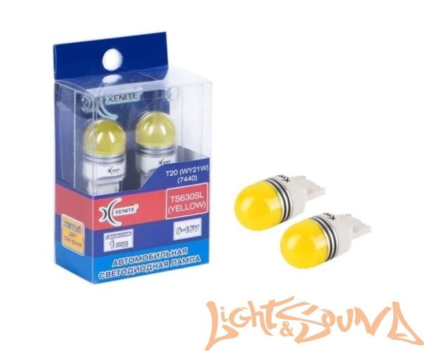Xenite TS630SL 9-16V (T20/WY21W/7440) жёлтый, 2шт