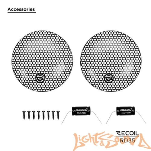 Recoil RD35 3.5" (9 см) среднечастотные динамики (комплект)