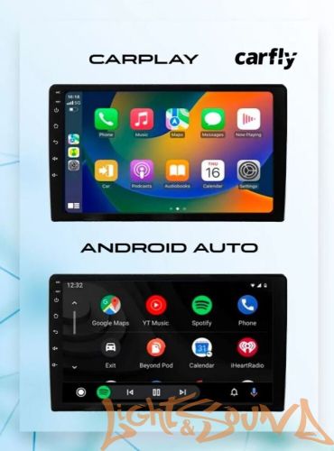 Carfly M400L, память 4/64гб 9 дюймов