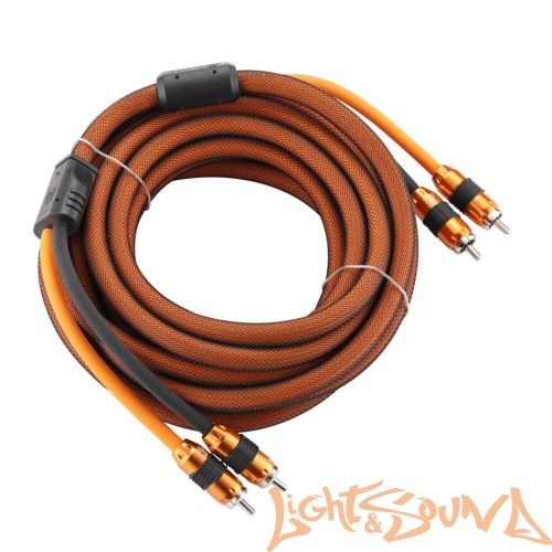 RCA (межблочный) кабель DL Audio Phoenix Ferrite Rings RCA 5 метров