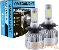  Omegalight LED Standart 3000 K H1 2400 lm (2 шт.)