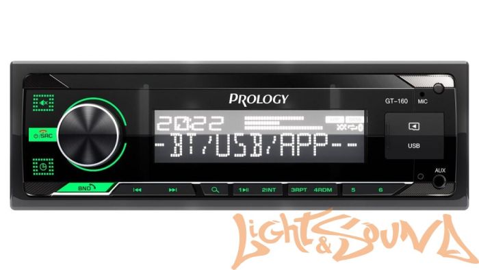 Prology GT-160 4 х 55 Вт, FM / USB ресивер с Bluetooth