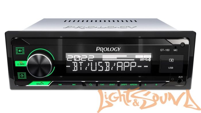 Prology GT-160 4 х 55 Вт, FM / USB ресивер с Bluetooth