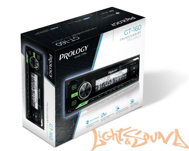 Prology GT-160 4 х 55 Вт, FM / USB ресивер с Bluetooth