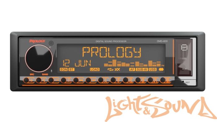 Prology CMD-400 4 х 65 Вт, FM/USB/BT ресивер с DSP процессором