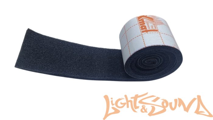 Шумоизоляция LS Stels 7K в деталях (50мм х 1м x 7мм)