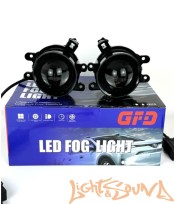 Светодиодная линза для ПТФ GFD TYT-2 TOYOTA ближний дальний, 2шт