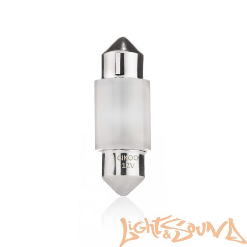 CIKOO C5W, CL0214, 2SMD, 31мм, 300Lm, 12V, (1шт)