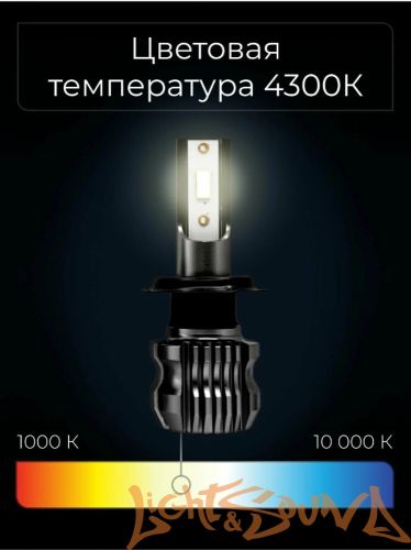 Clearlight LED Type X5 HB4 4000lm, 4300k (2 шт)